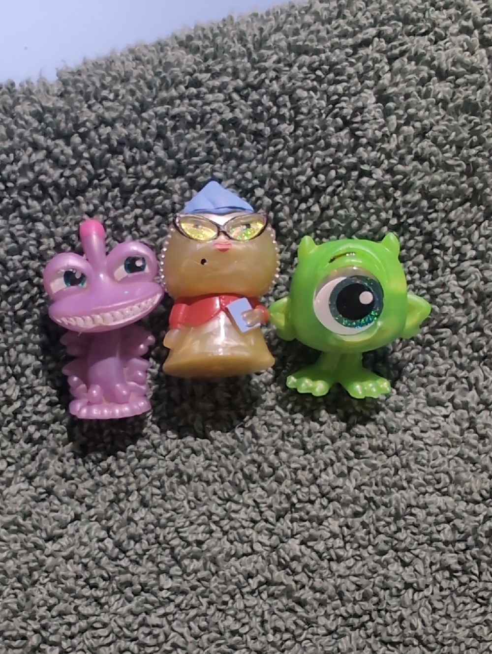 Disney Doorables Monsters Inc Three Characters Lot Set